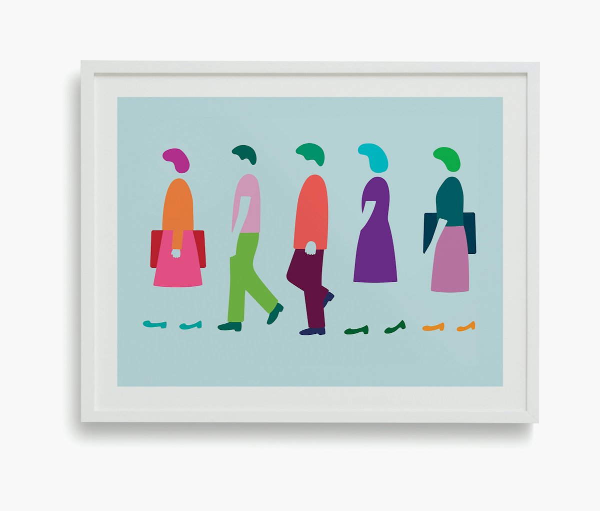"Five Women Walking" by Dana Bell