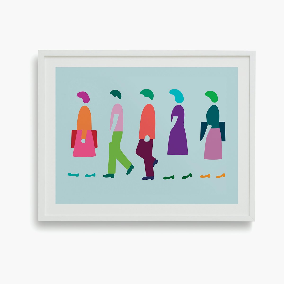 "Five Women Walking" by Dana Bell