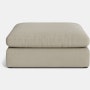 Hackney Lounge Compact Ottoman - Pecora, Cream