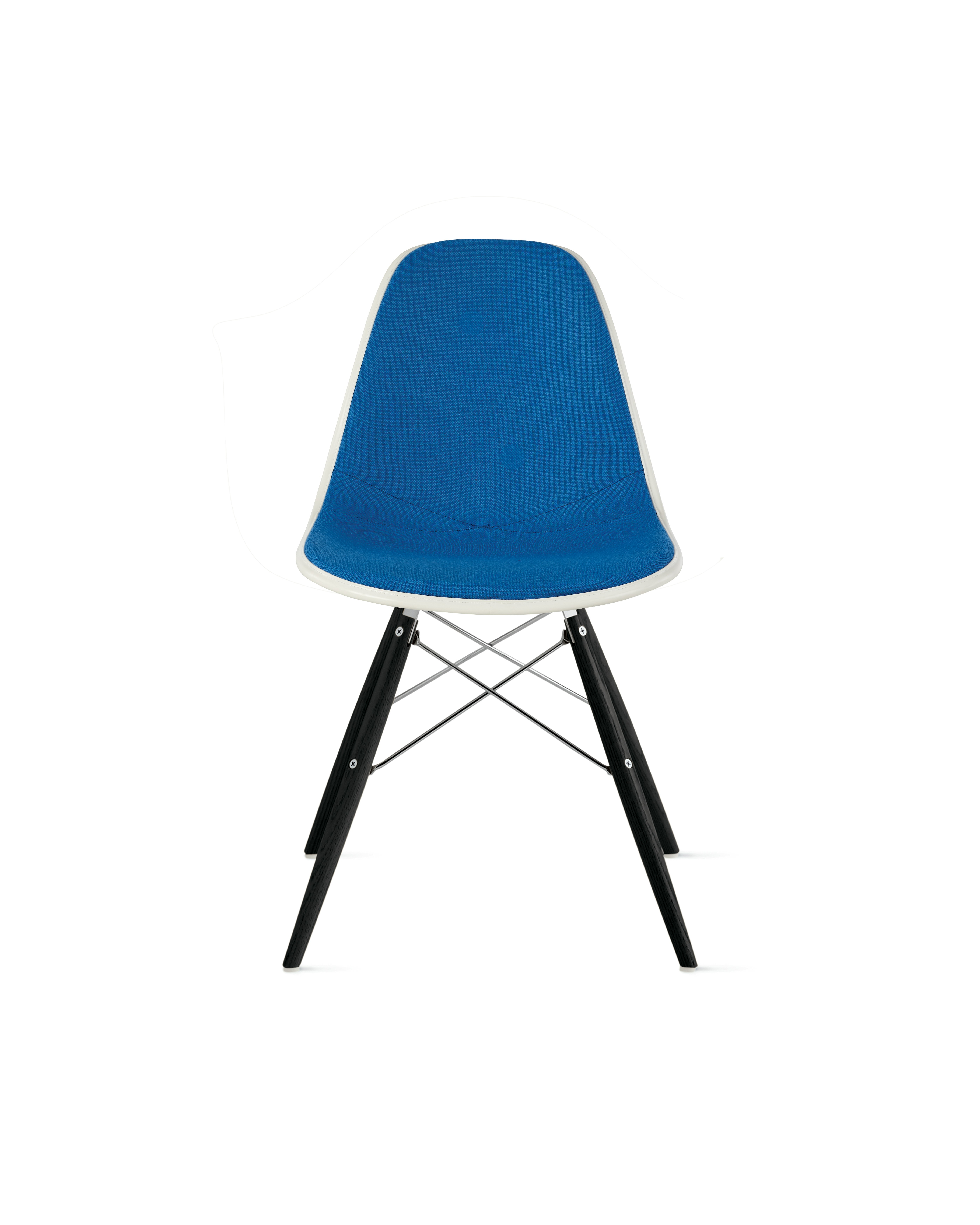 Eames Upholstered Molded Plastic Side Chair