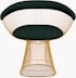 Platner Armchair - Gold,  Volo Leather,  Arbour Shade
