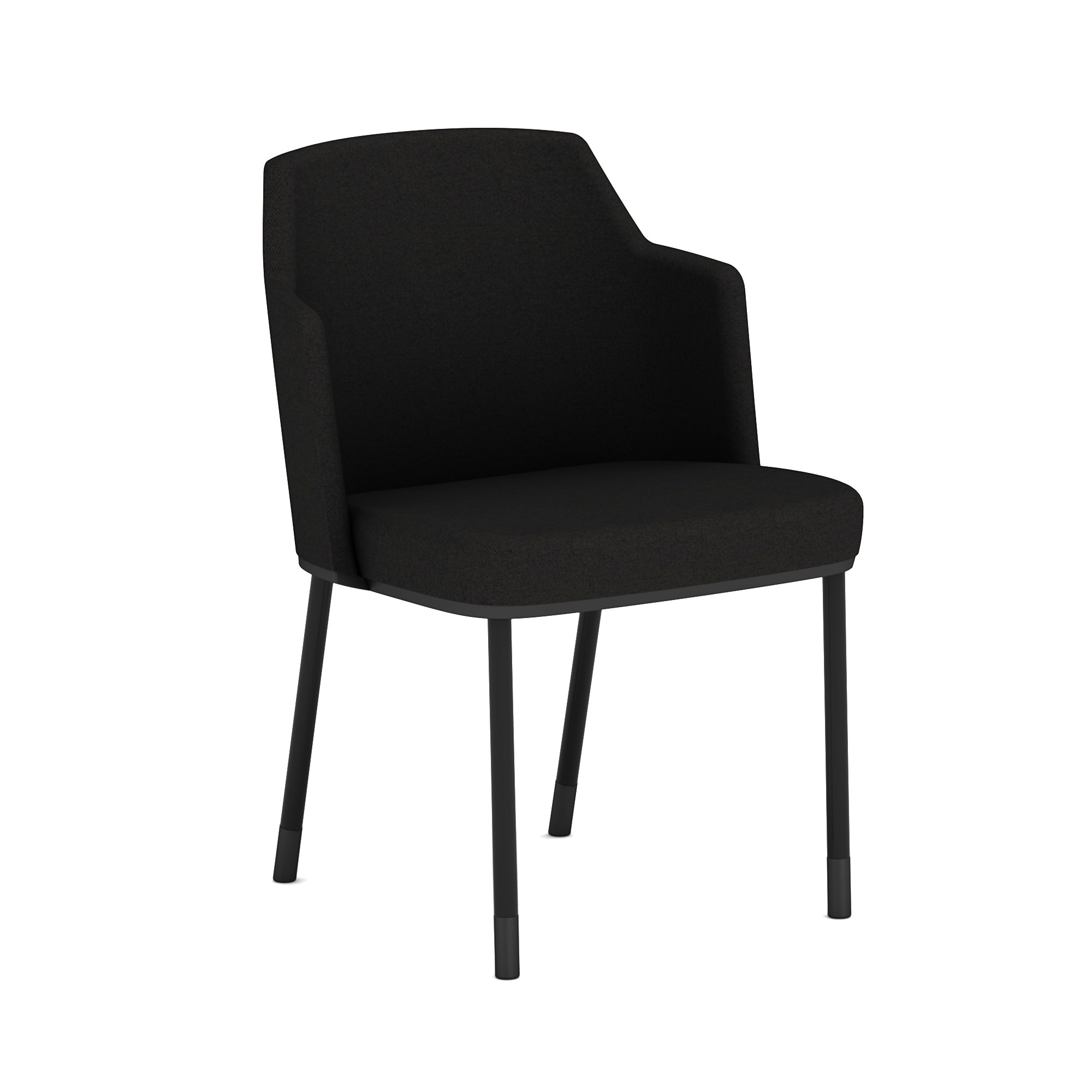Front angled view of Remix Side Chair
