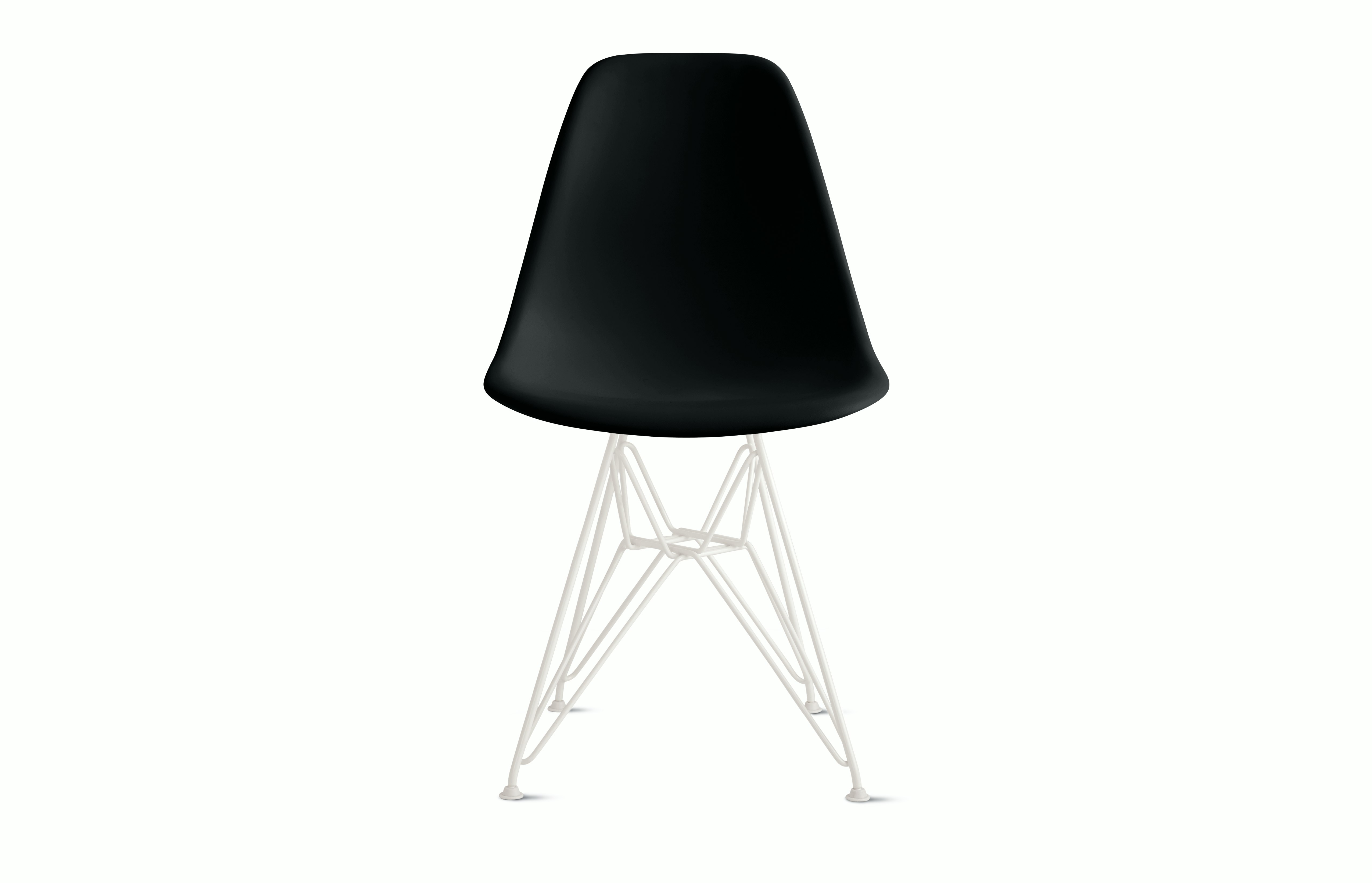 Eames Molded Plastic Wire-Base Side Chair (DSR)