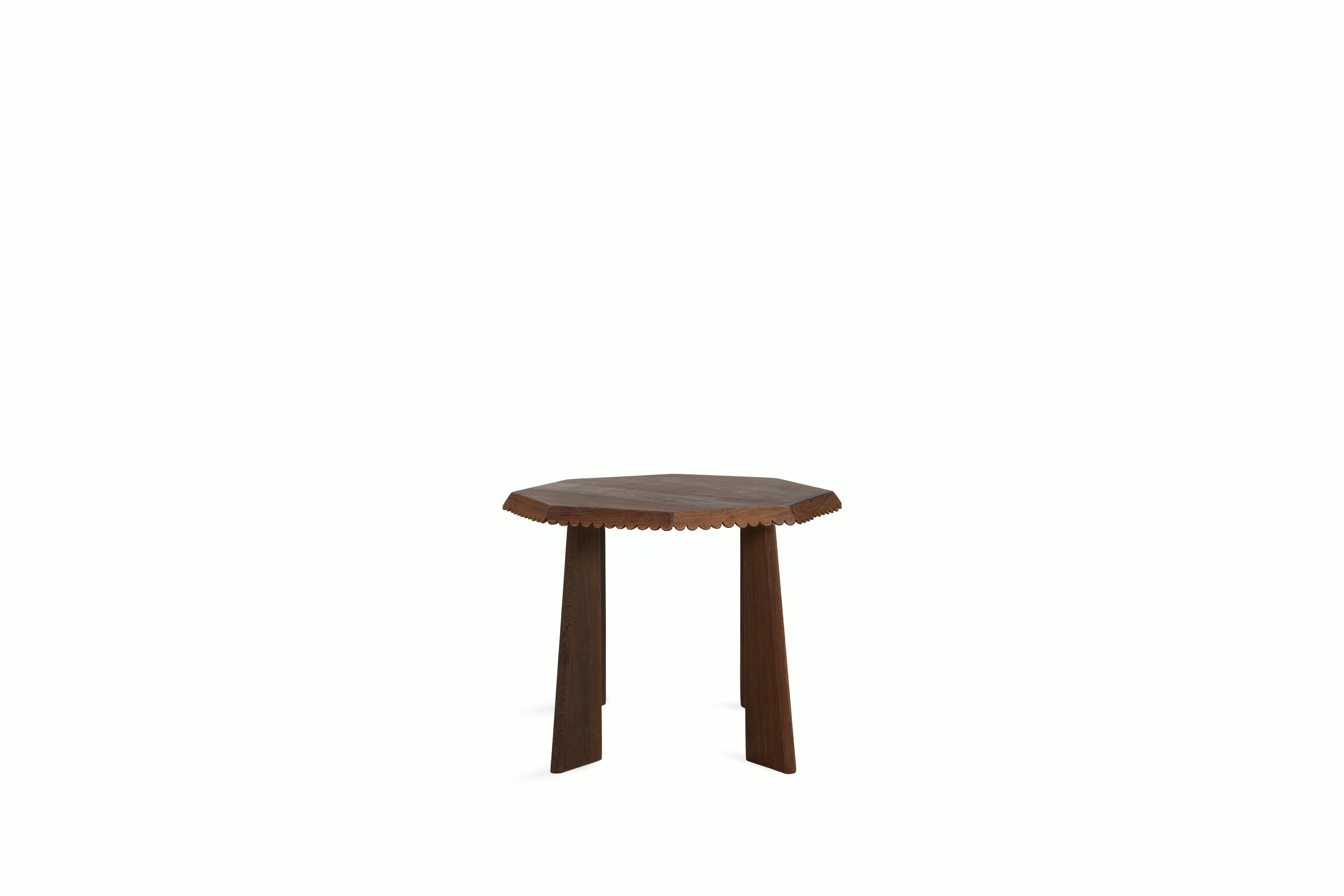 Lesire Side Table - Low,  Panga Panga Wood