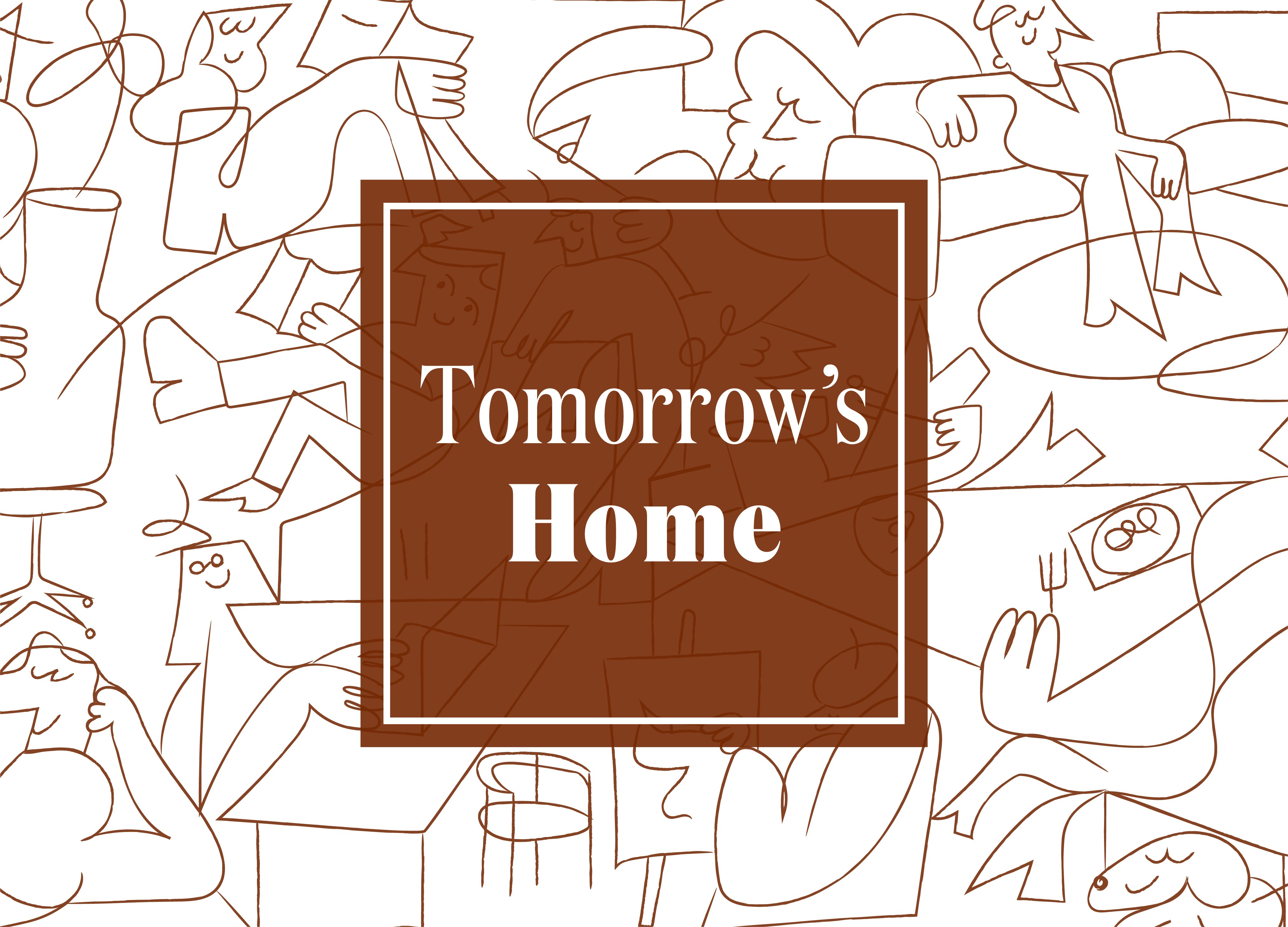 Tomorrow's Home illustration and logo