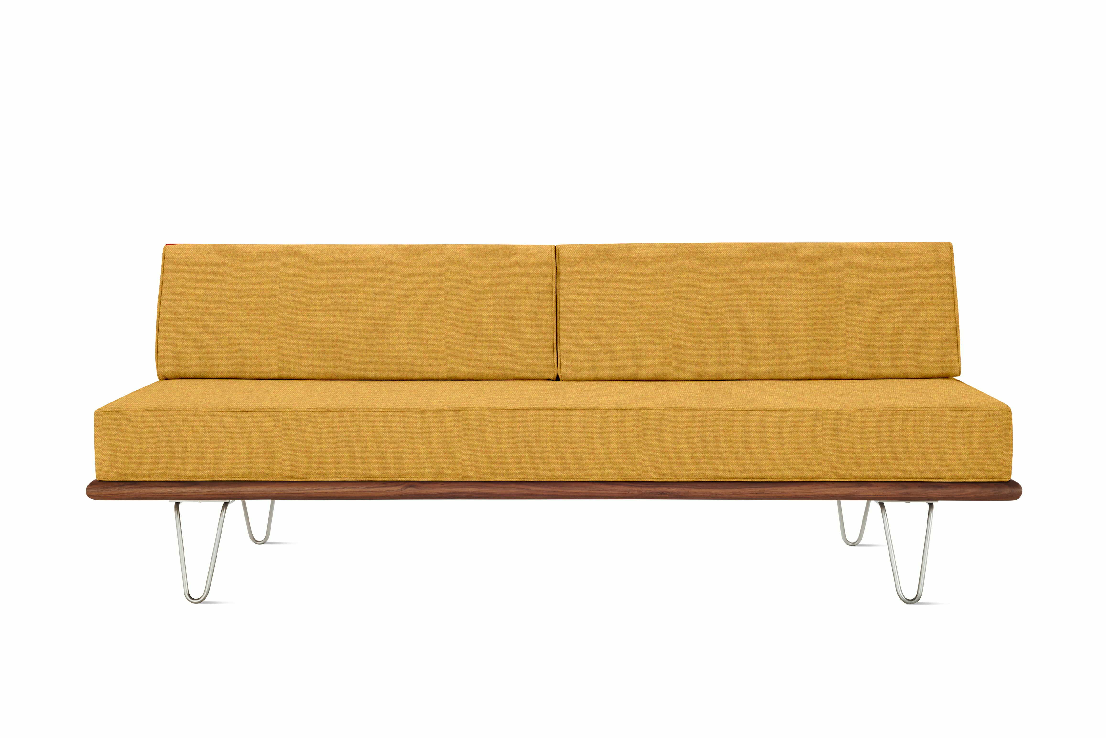 Nelson Daybed - Back Bolster,  Walnut,  Beck,  Retrospect,  Hairpin