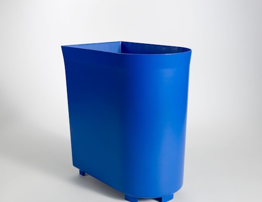 Orchestra Electric Blue Recycling Wastebasket