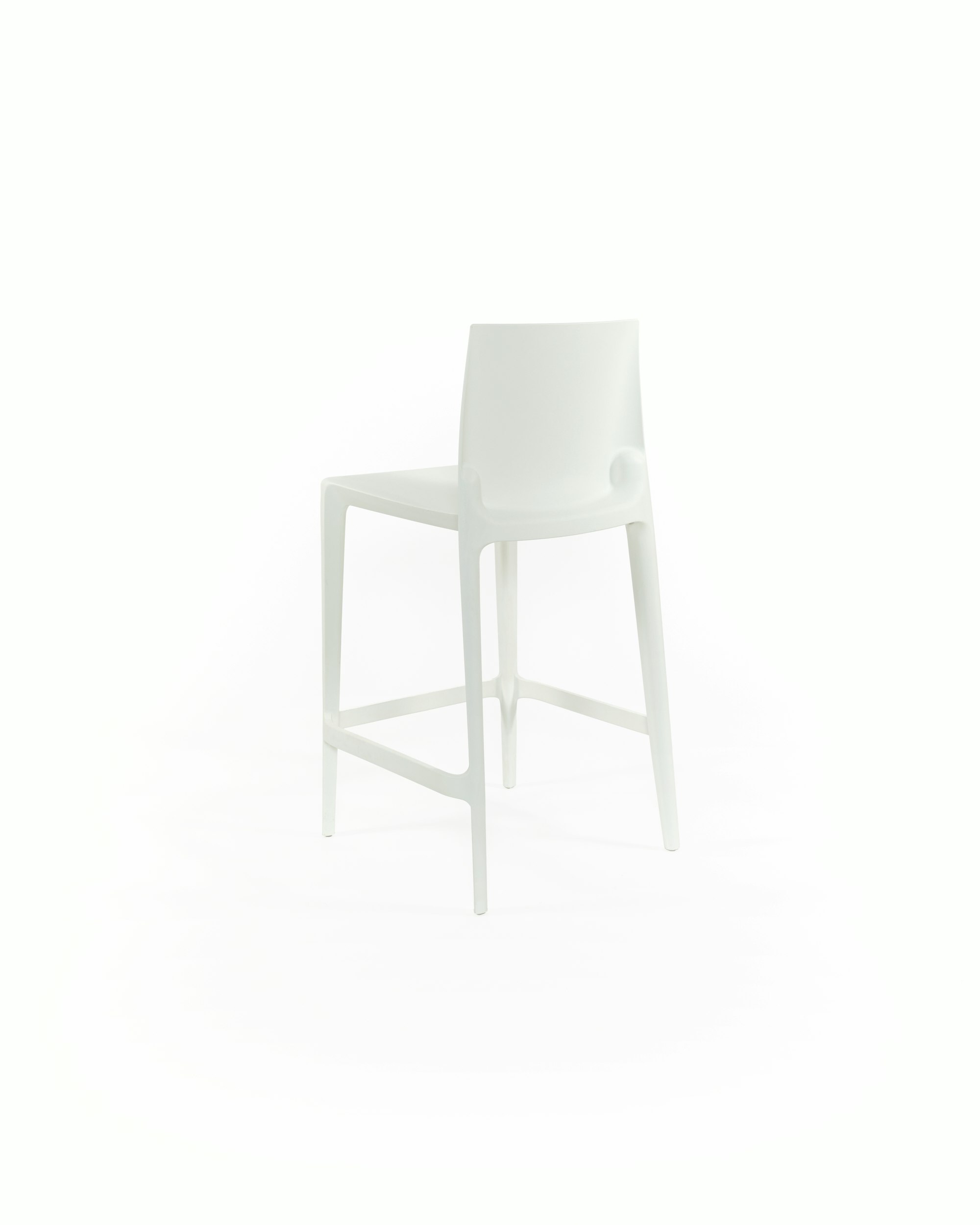 Bellini Stool - Set of 2 - Counter Height, White