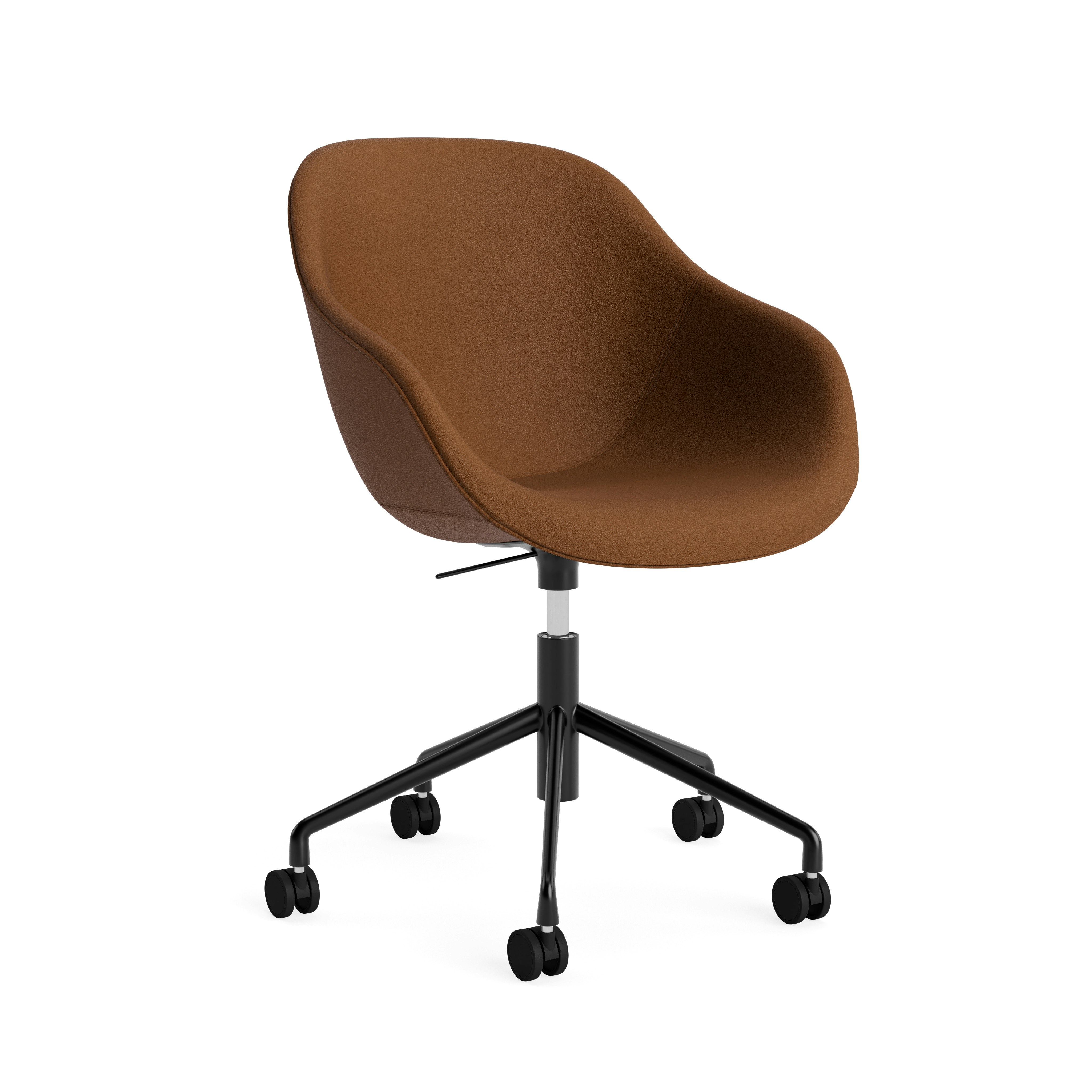 AAC 153 - Uph Task Armchair - Prone Leather, Ledge - Black