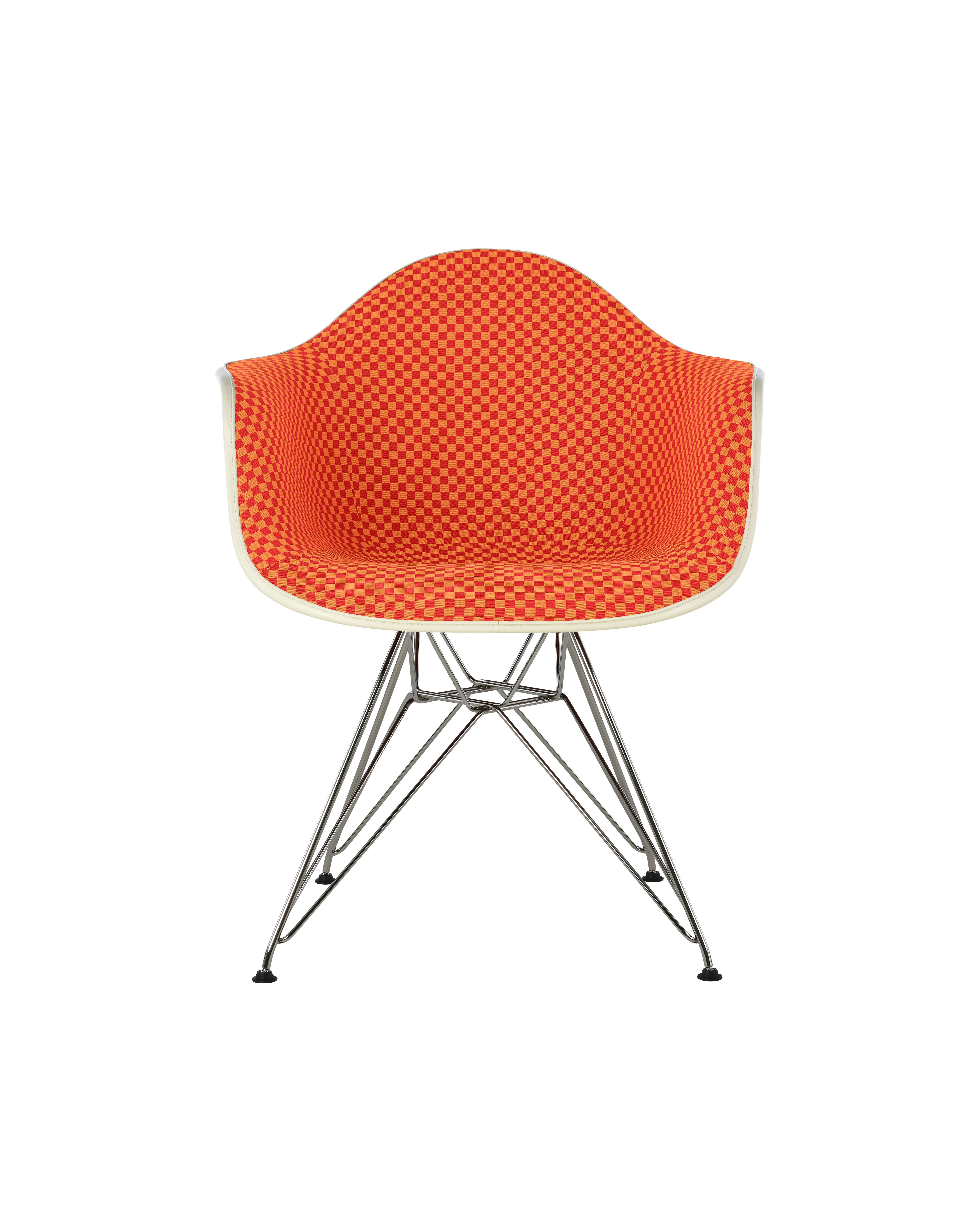 Eames Upholstered Molded Plastic Armchair