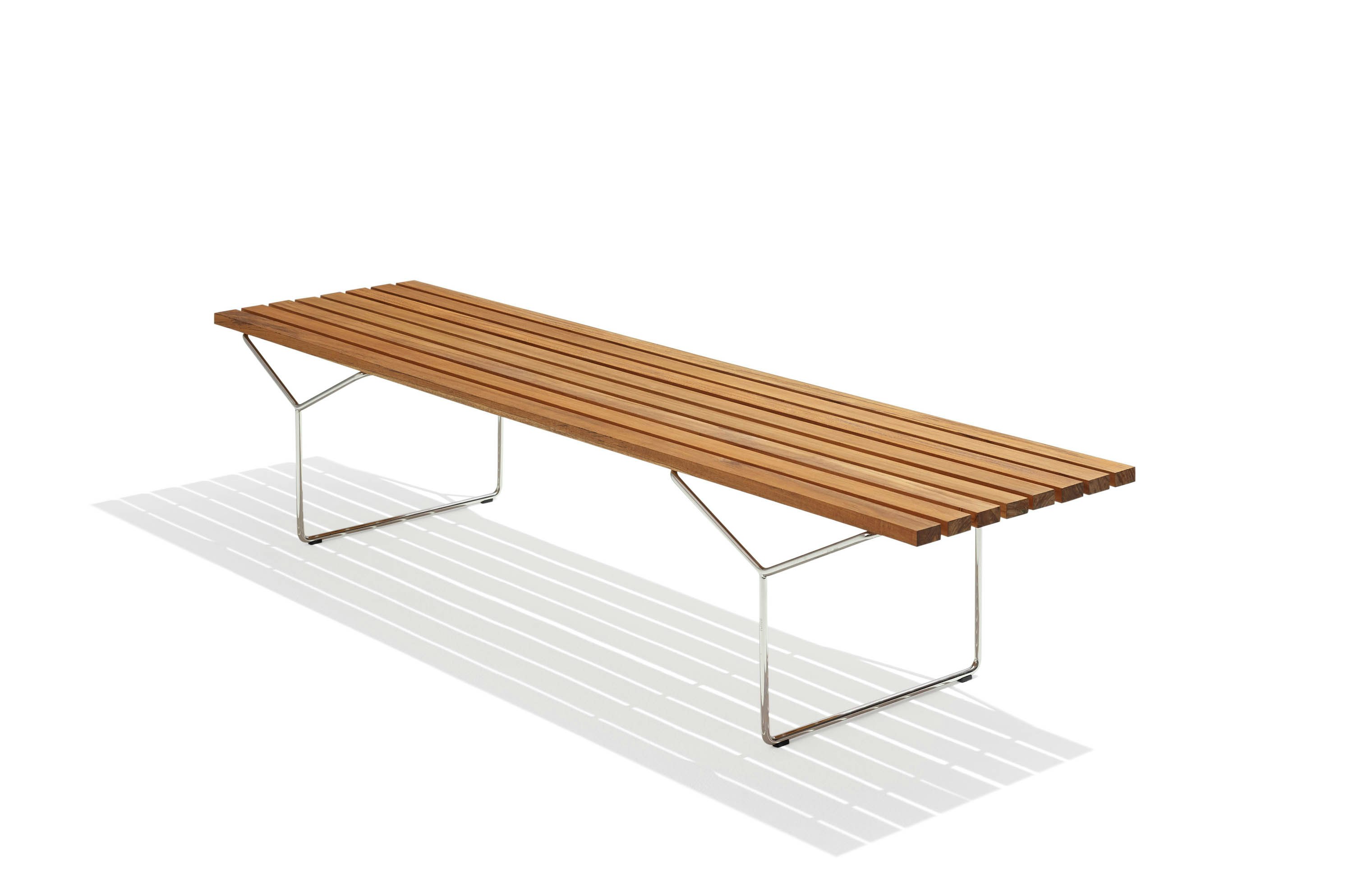 KnollStudio Teak Wood Bertoia Bench