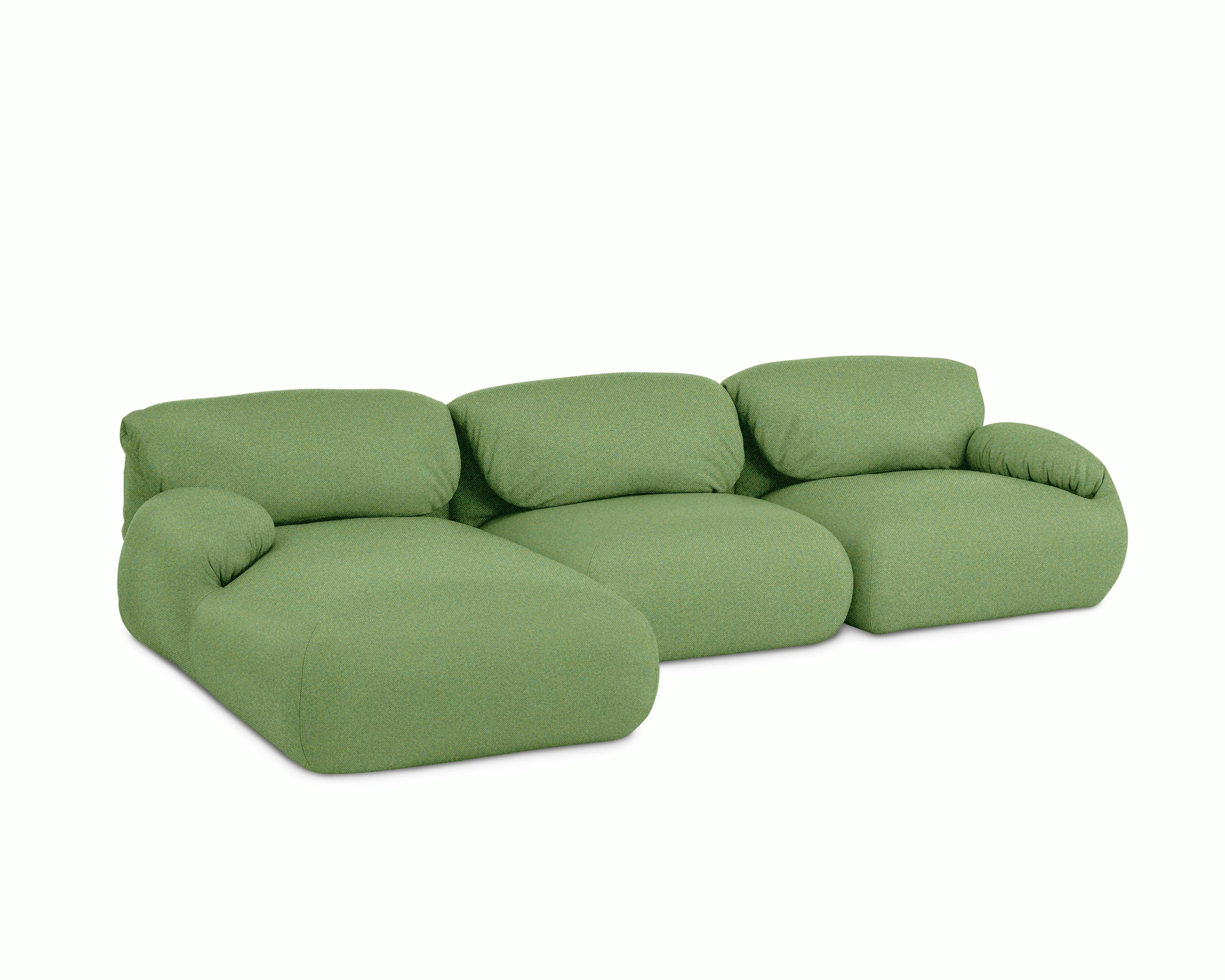 Luva Modular 3 Seat Sectional  - Left