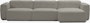 Mags Soft Low Sectional with Chaise Wide
