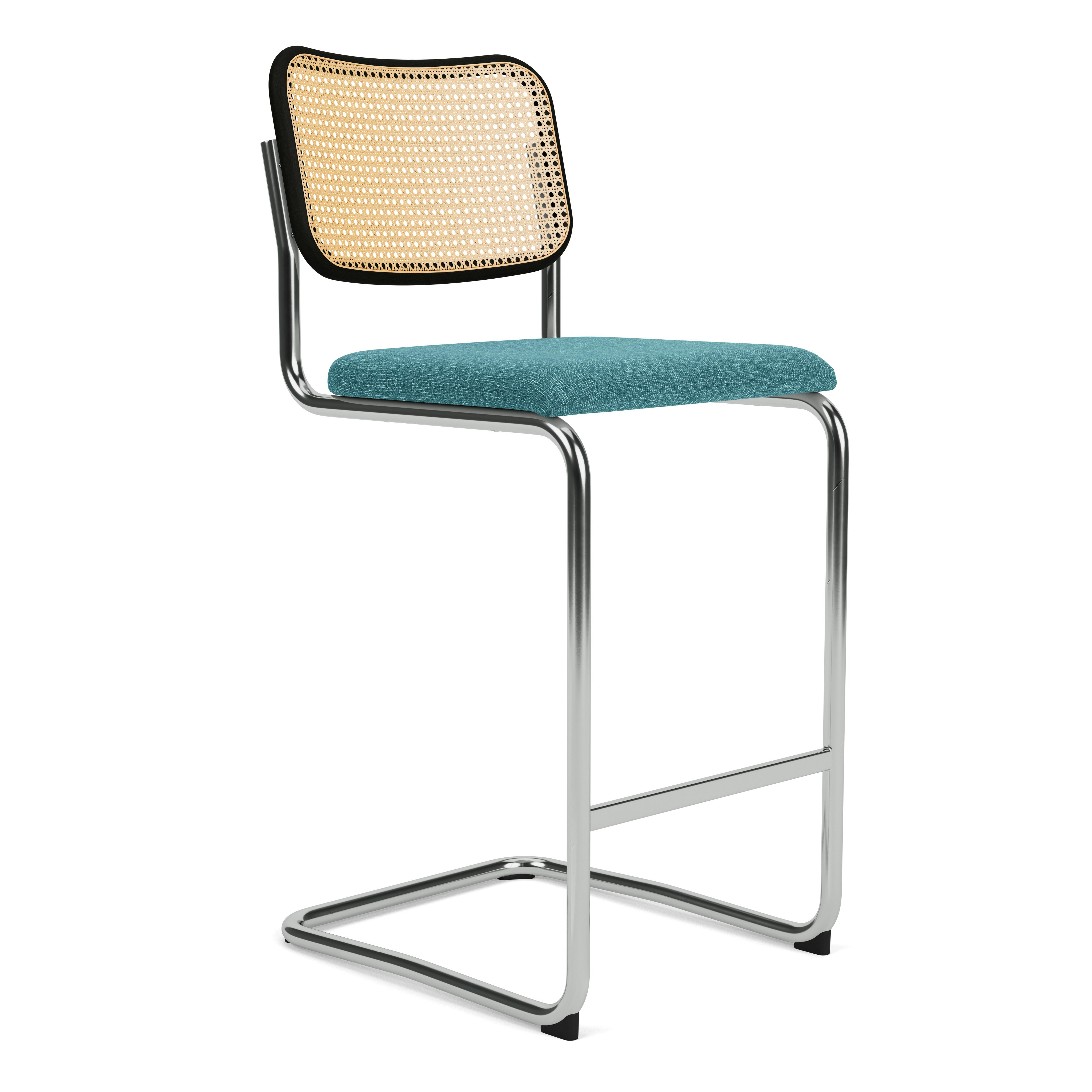 Cesca Stool With Upholstered Seat Pad