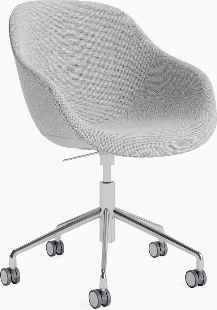 AAC 153 - Uph Task Armchair - Mode, 002 Intaglio - Polished Aluminum