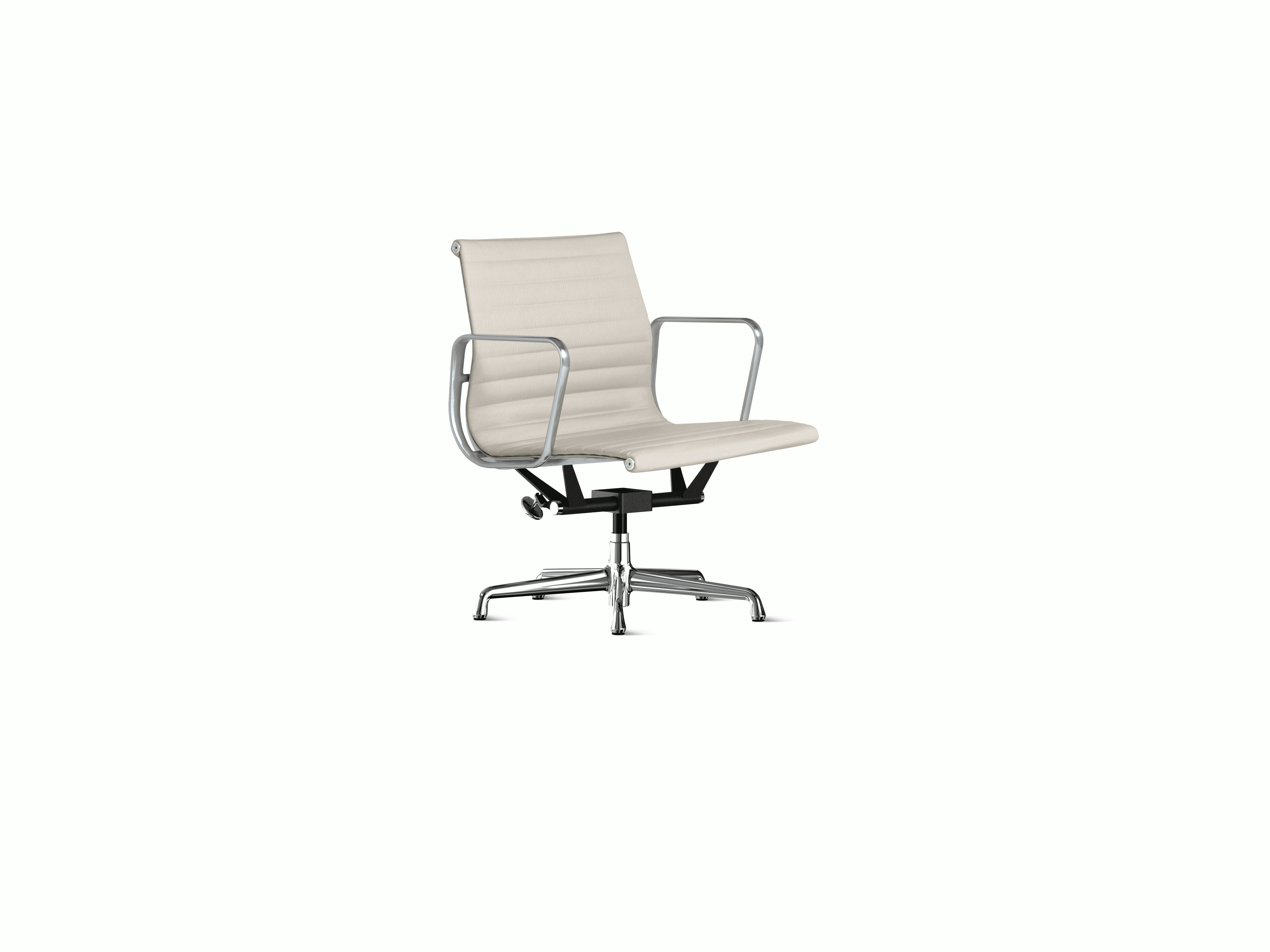 Eames Aluminum Group Chair - Management Height,  Manual Lift