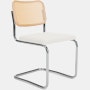 Cesca Side Chair, Caned \ Natural BeechBack, Upholstered Seat, Hourglass, Air