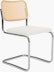 Cesca Side Chair, Caned \ Natural BeechBack, Upholstered Seat, Hourglass, Air