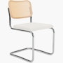 Cesca Chair With Upholstered Seat Pad Cesca Upholstered Seat Side Chair