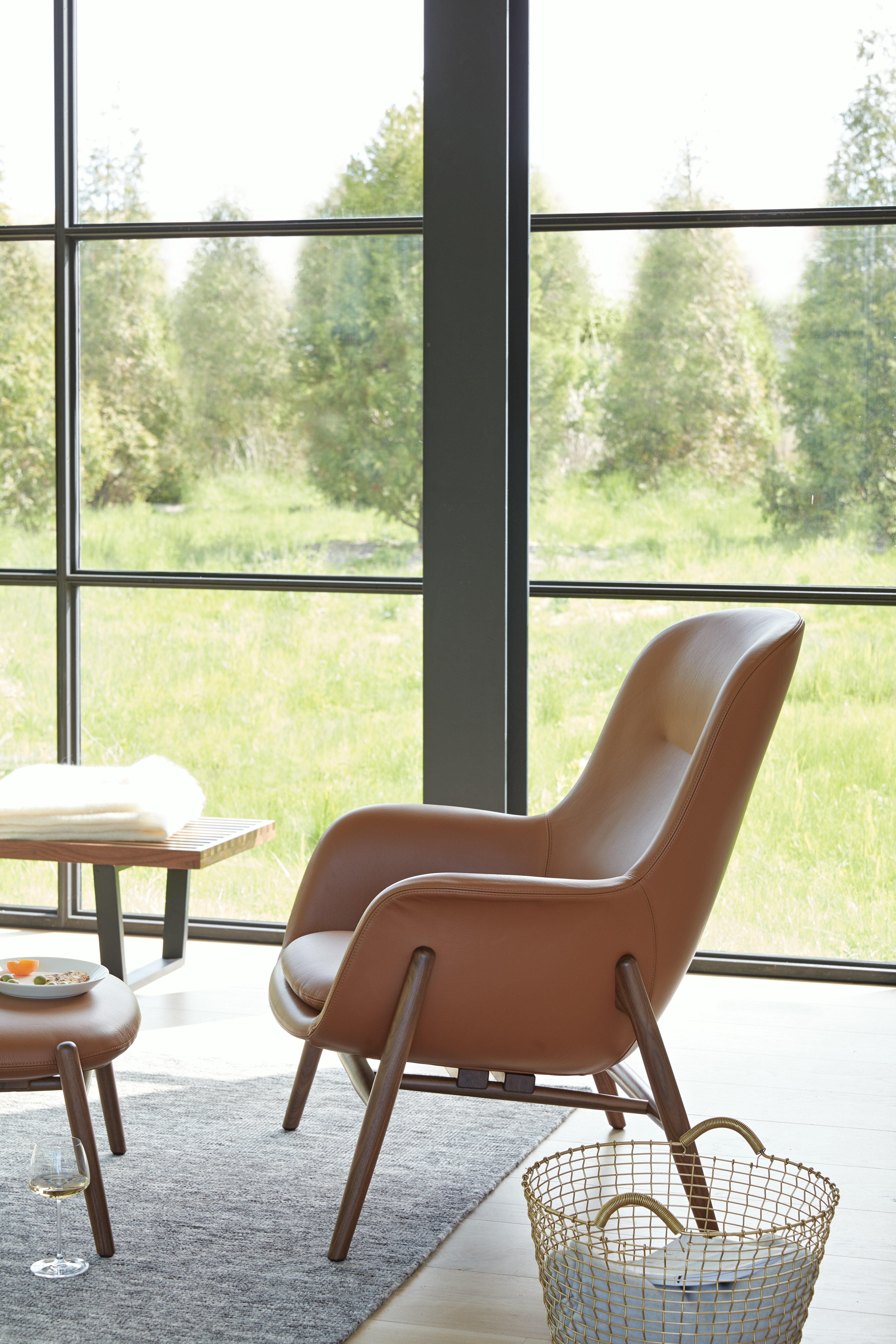 Nora Lounge Chair and Ottoman