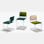 Cesca Chair With Upholstered Seat Pad