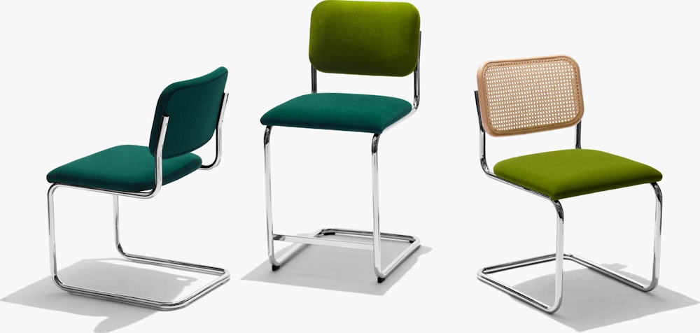 Cesca Chair With Upholstered Seat Pad