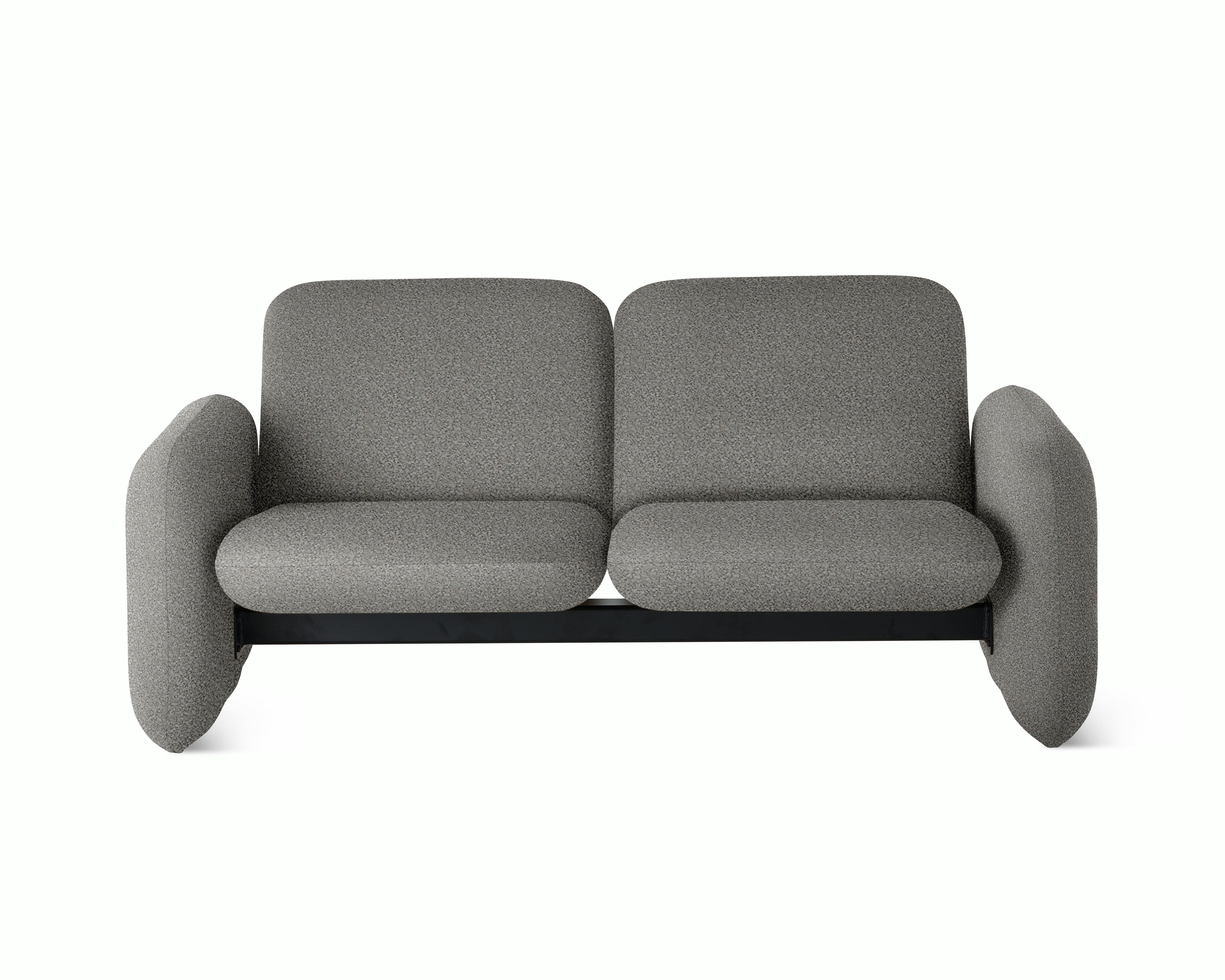 Wilkes Modular Group Two Seat Sofa - Whim,  Pewter