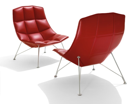 Jehs+Laub Lounge Chair in leather