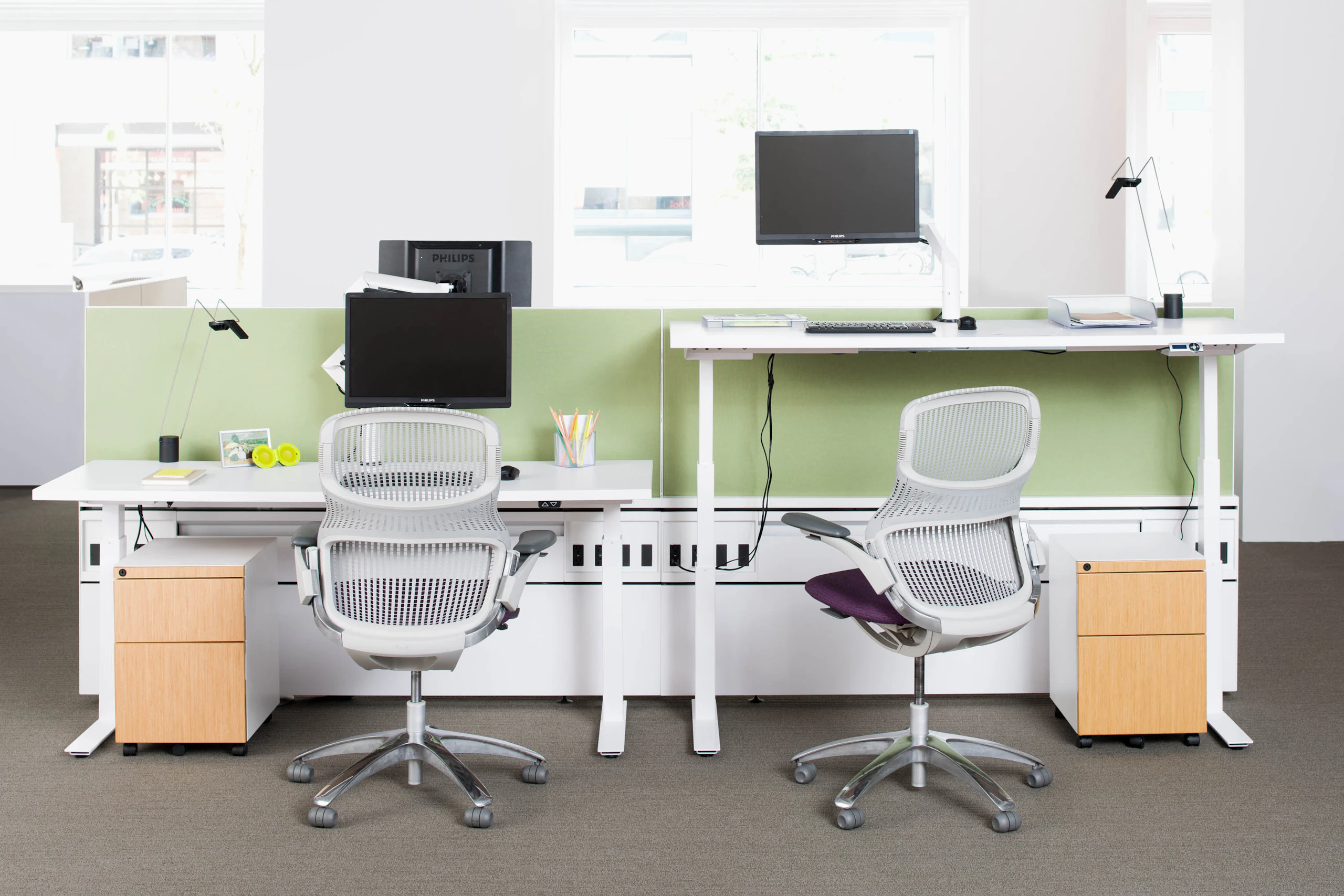 Knoll Tone Standing Height Tables