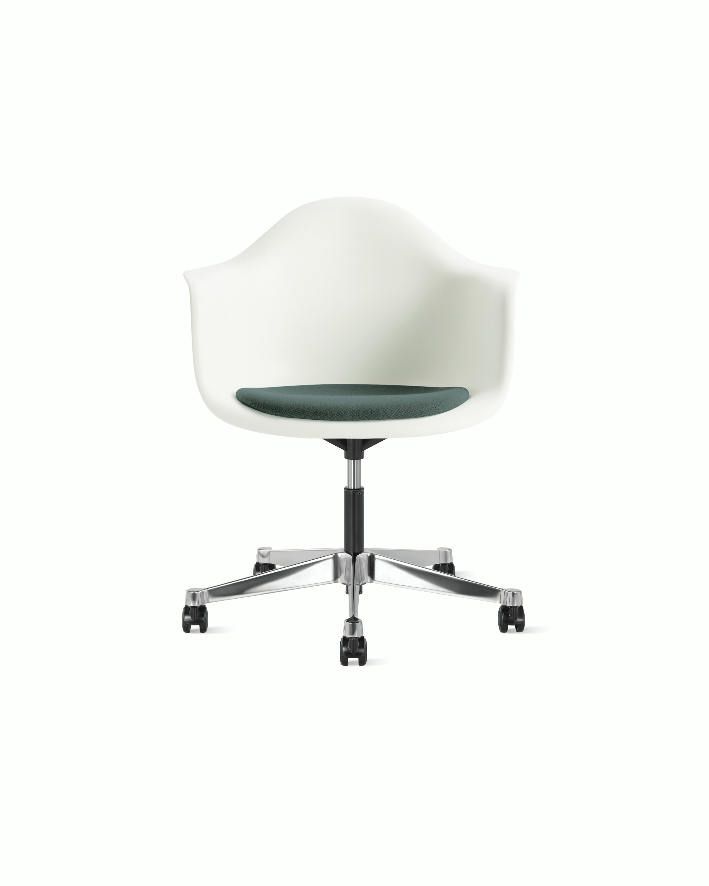 Eames Molded Plastic Task Armchair with Seatpad