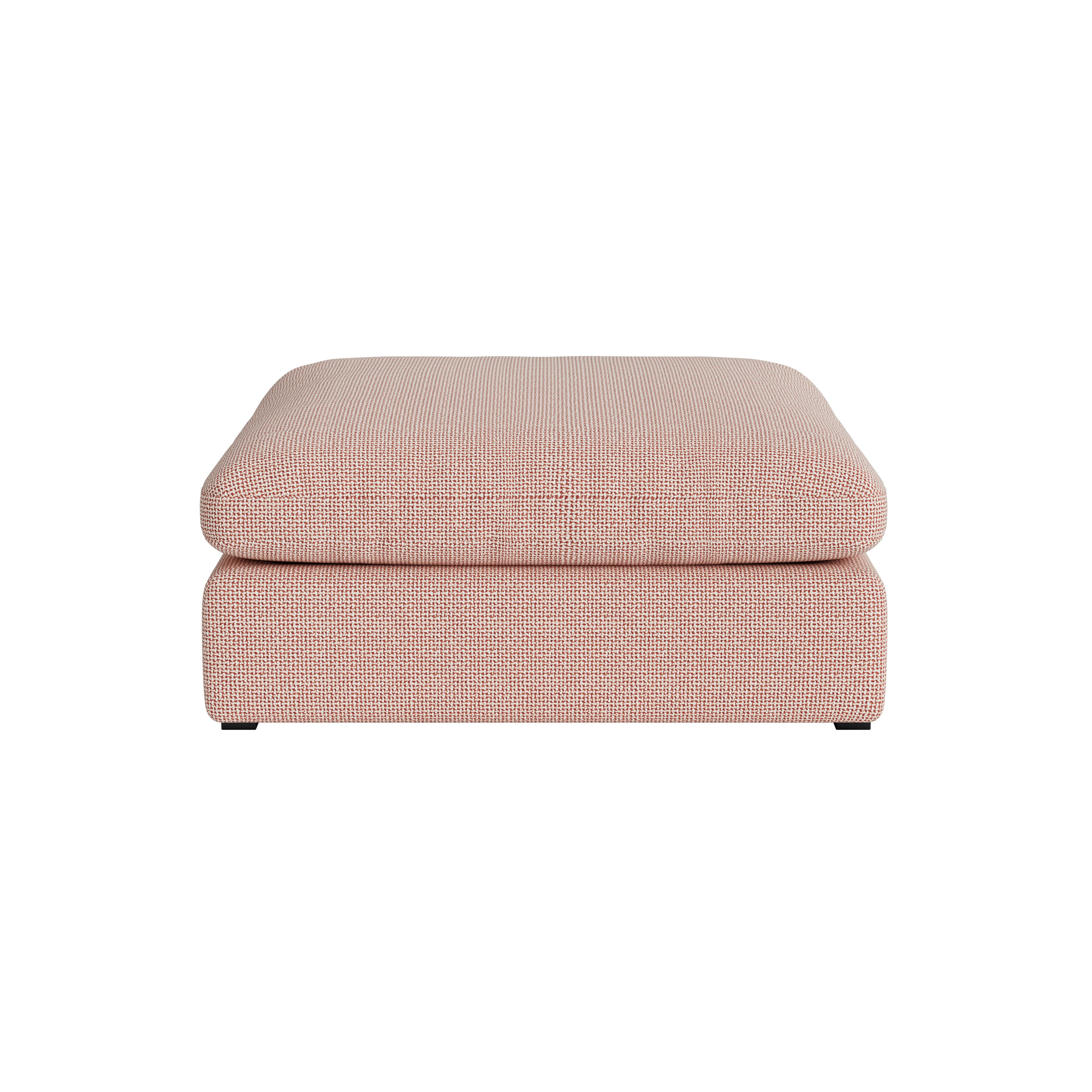 Hackney Lounge Compact Ottoman - Tartaglia, 861 Red White