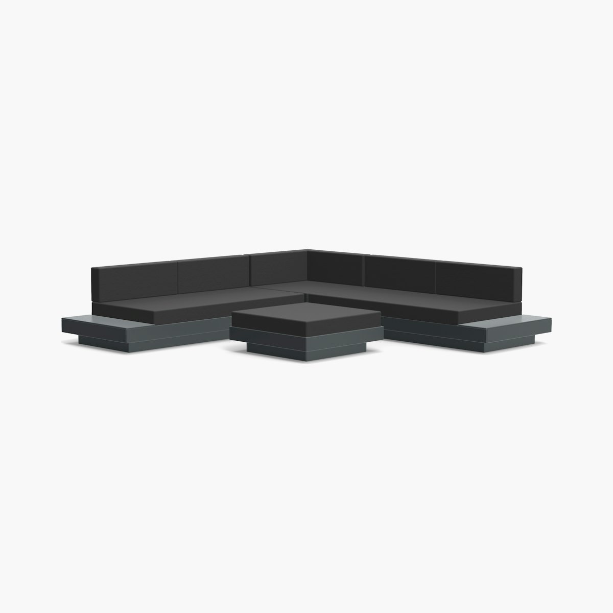 Platform One Corner Sectional with Ottoman Platform One Corner Sectional with Ottoman