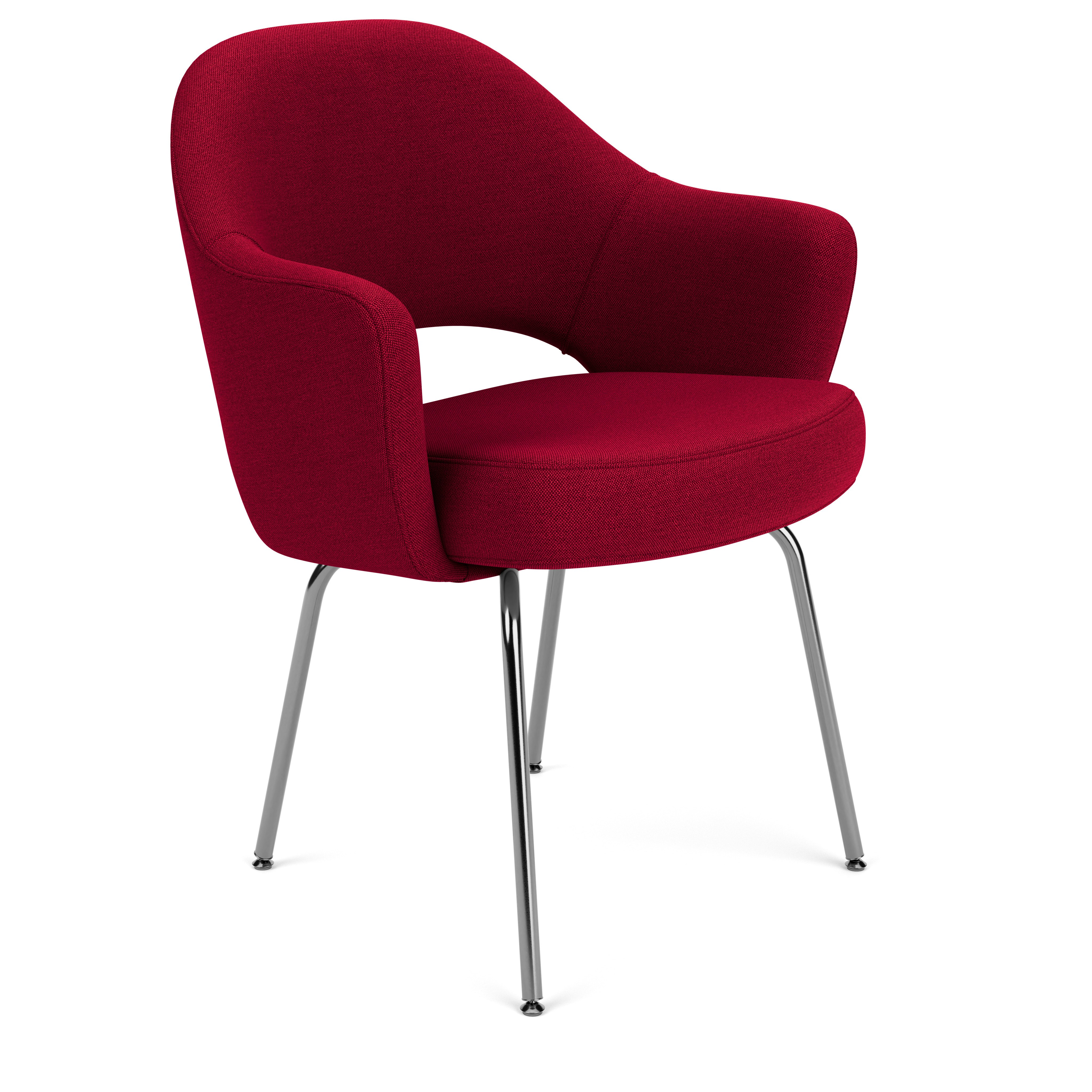 Saarinen Executive Armchair - Hourglass, Flame, Polished Chrome