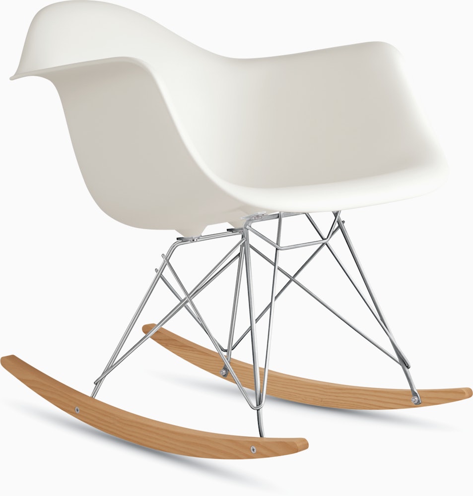 Eames Molded Plastic Armchair, Rocker Base – Herman Miller Store