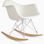Eames Molded Plastic Armchair, Rocker Base Eames Molded Plastic Armchair, Rocker Base
