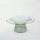 Warren Platner Coffee Table glass top and wire base
