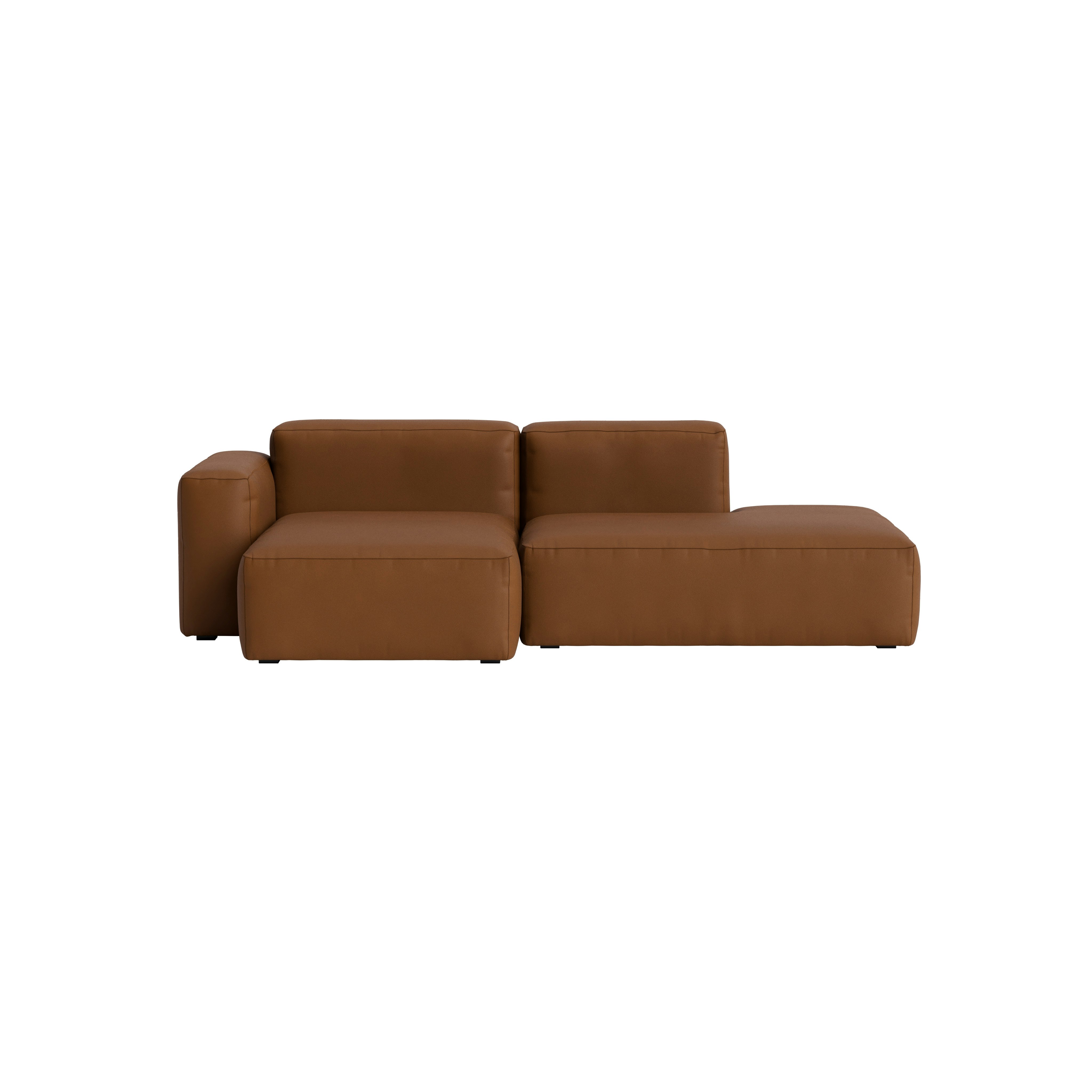 Mags SL Sectional Chaise - Left, Prone Leather, 017 Ledge