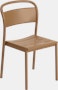 Linear Steel Chair - Side Chair,  Burnt Orange