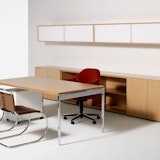 Antenna Workspaces private office with Saarinen Executive chair