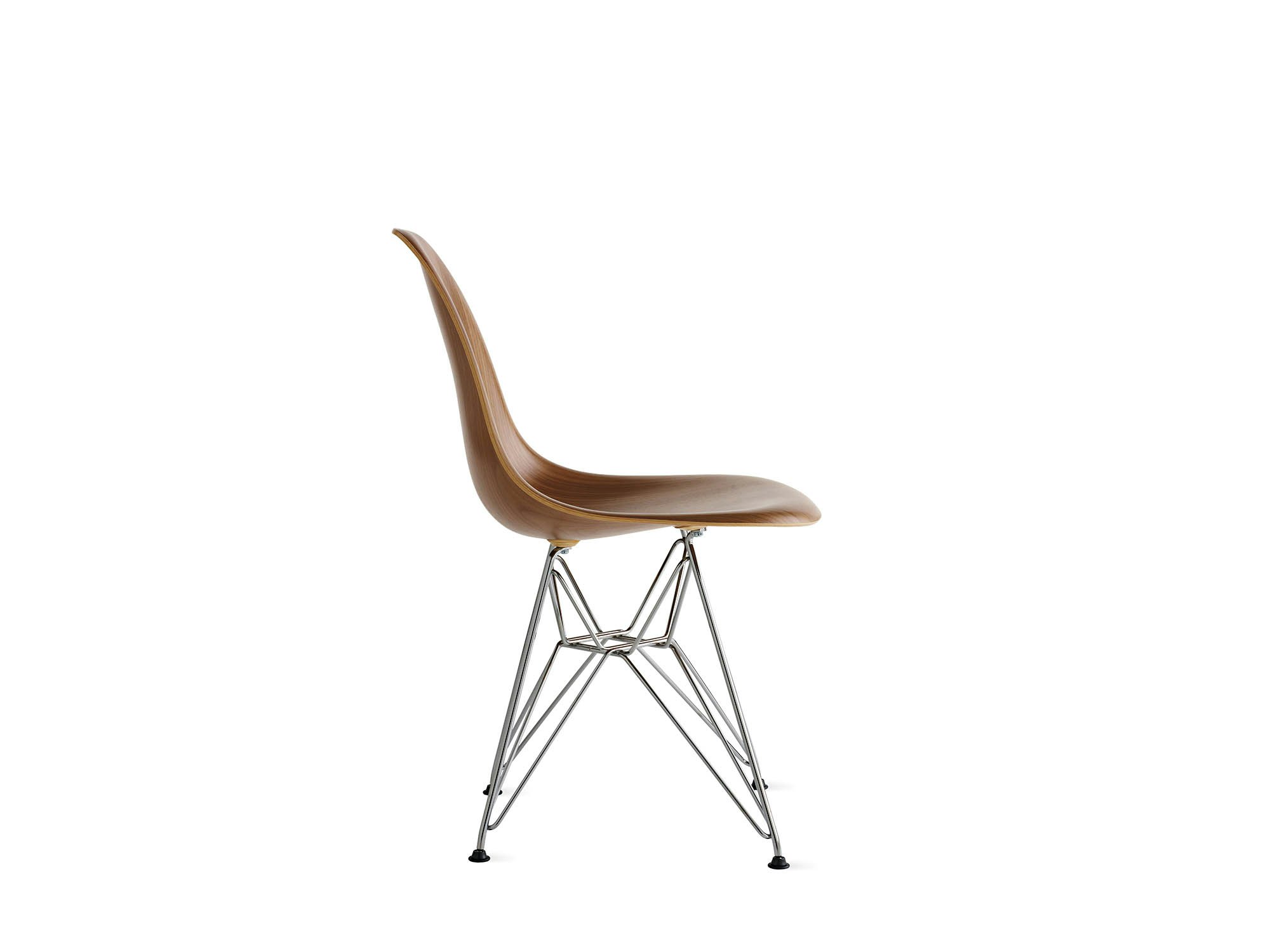 Eames Molded Wood Wire-Base Side Chair (DWSR)