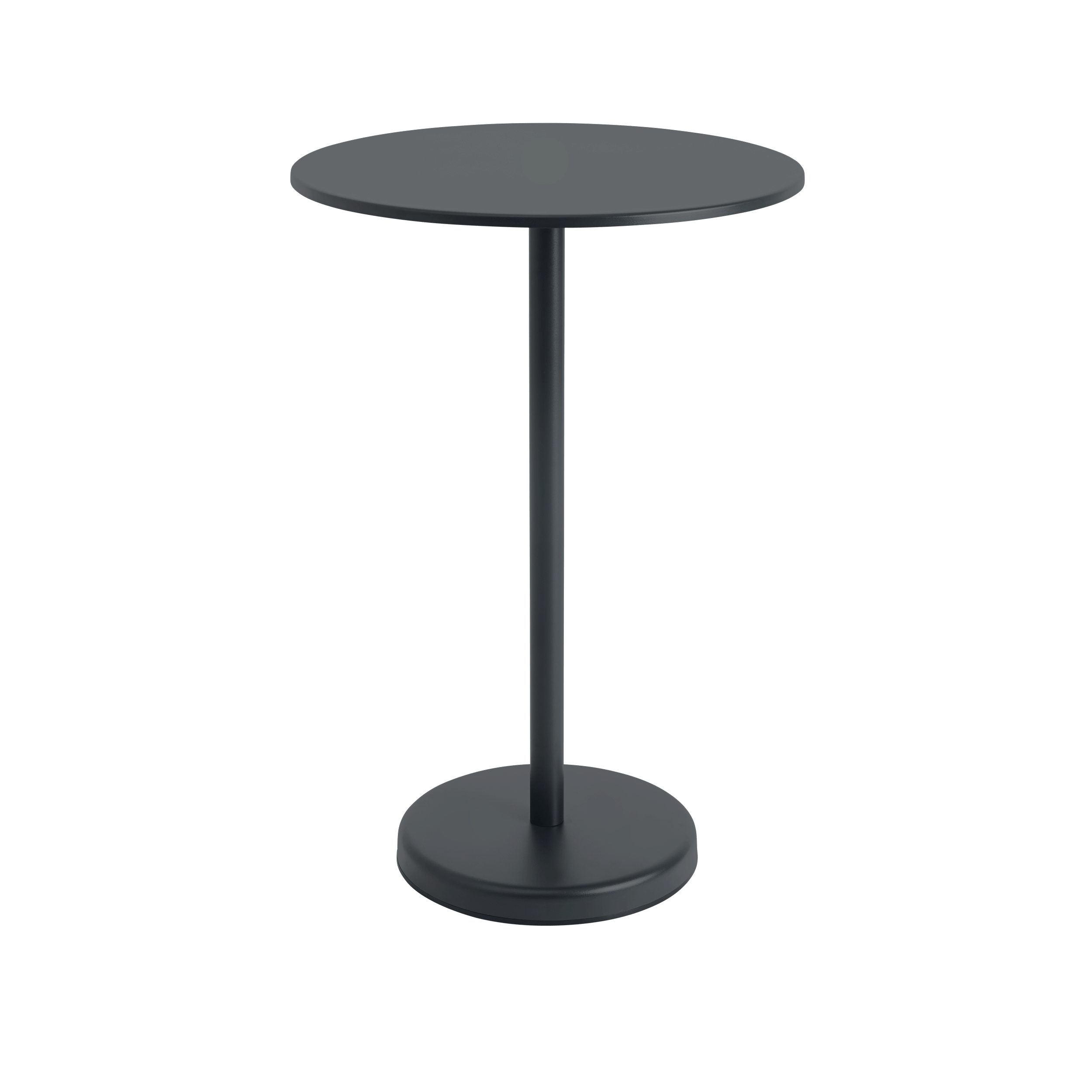 Linear Steel High Round Table