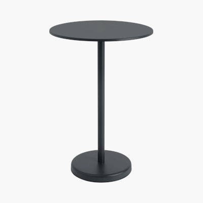 Linear Steel High Round Table