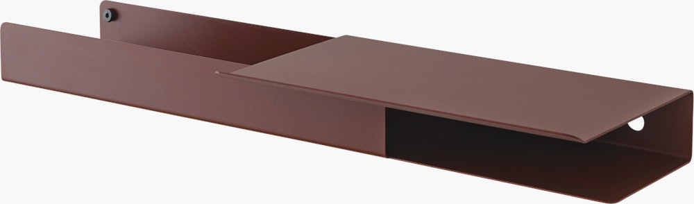 Folded Shelves, Platform: Deep Red