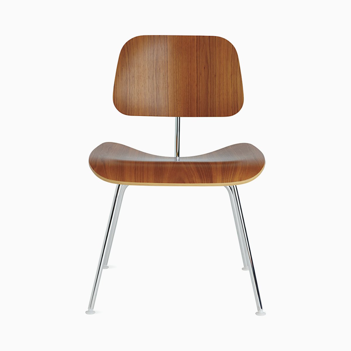 Eames Molded Plywood Dining Chair Metal Base (DCM) Eames Molded Plywood Dining Chair Metal Base (DCM), Non Upholstered