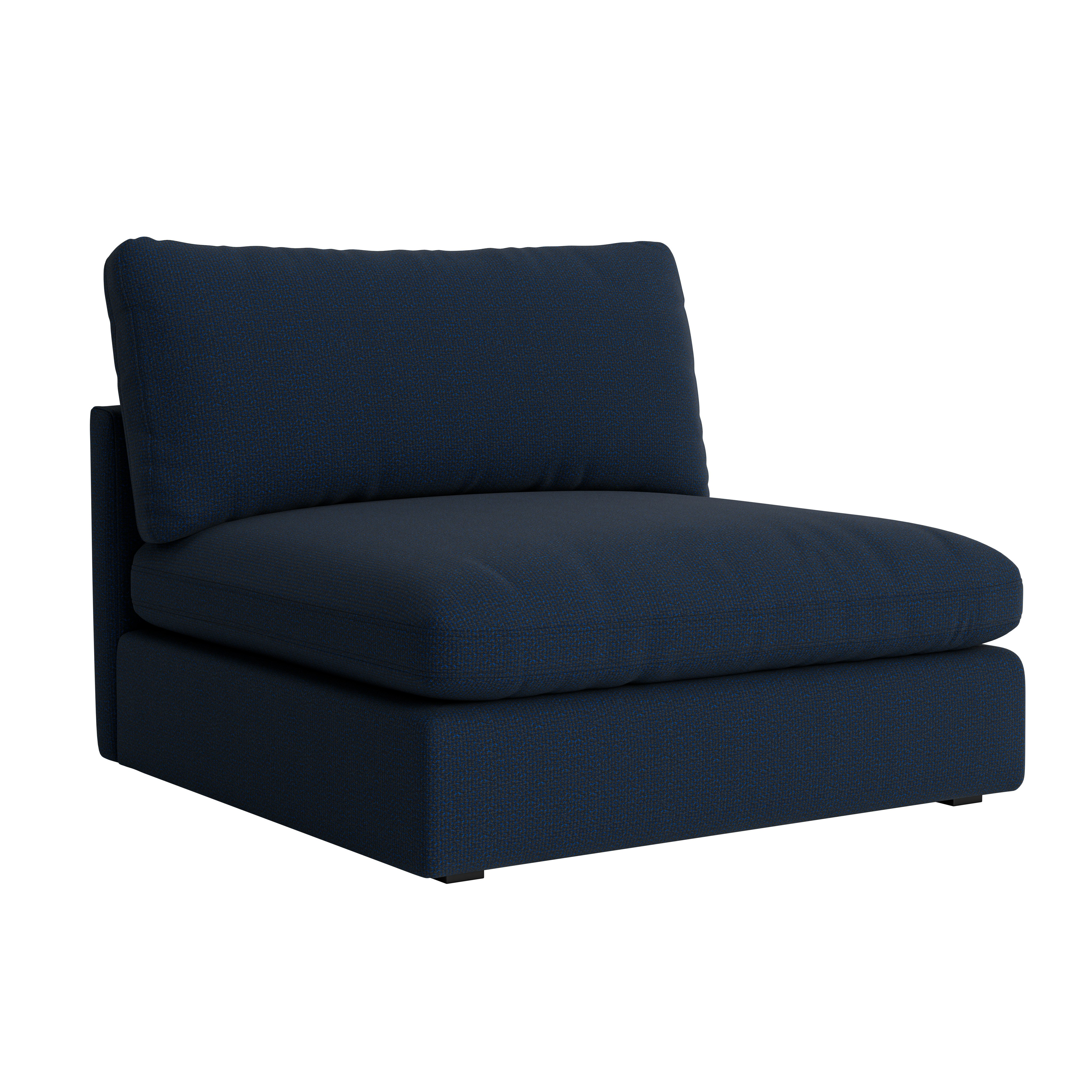 Hackney Lounge 2.0 Armless Single Seater - Tartaglia, 871 Blue Black