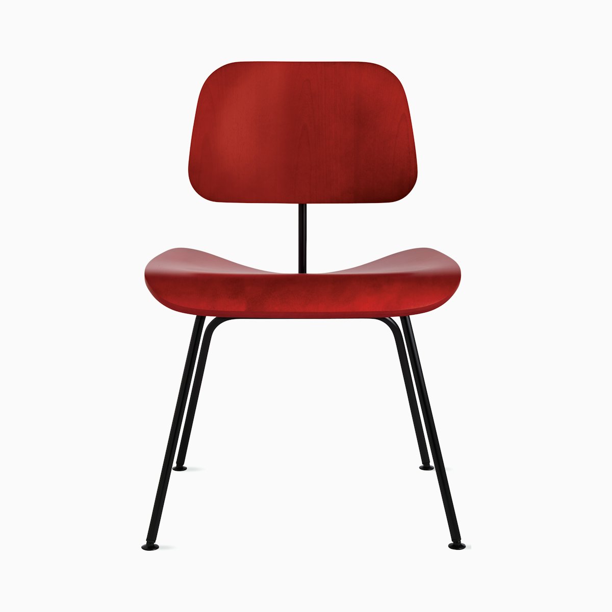 Eames Molded Plywood Dining Chair Metal Base (DCM) Eames Molded Plywood Dining Chair Metal Base (DCM), Non Upholstered