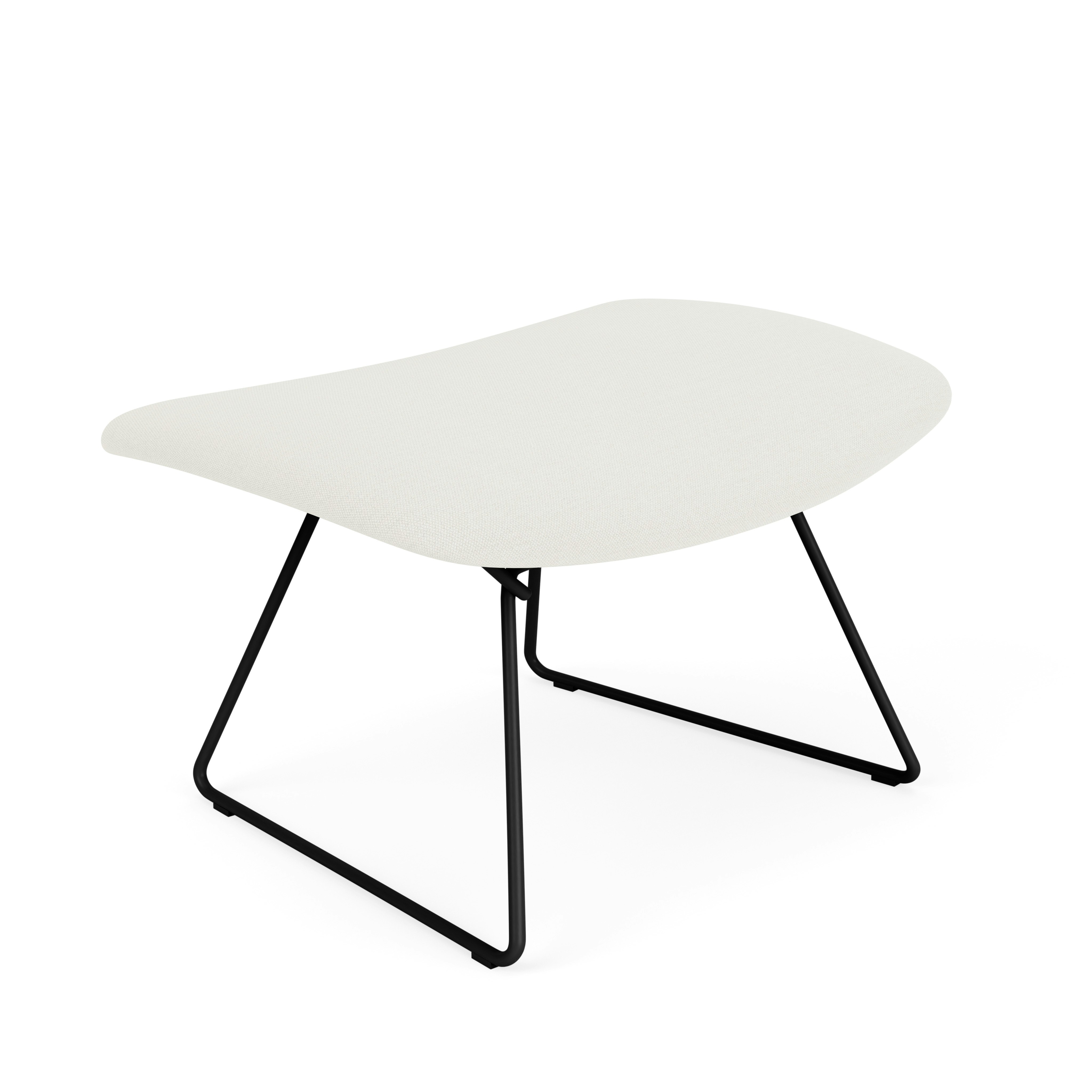 Bertoia Bird Ottoman, Black, Full Cover, Hourglass, Air