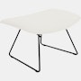 Bertoia Bird Ottoman, Black, Full Cover, Hourglass, Air
