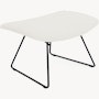 Bertoia Bird Ottoman, Black, Full Cover, Hourglass, Air