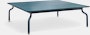 South Outdoor Coffee Table - 47" x 47"" - Lava Stone Blue / Night Blue"